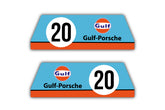 "Gulf Porsche" Sticker Kit PlaySeat Evolution / Revolution